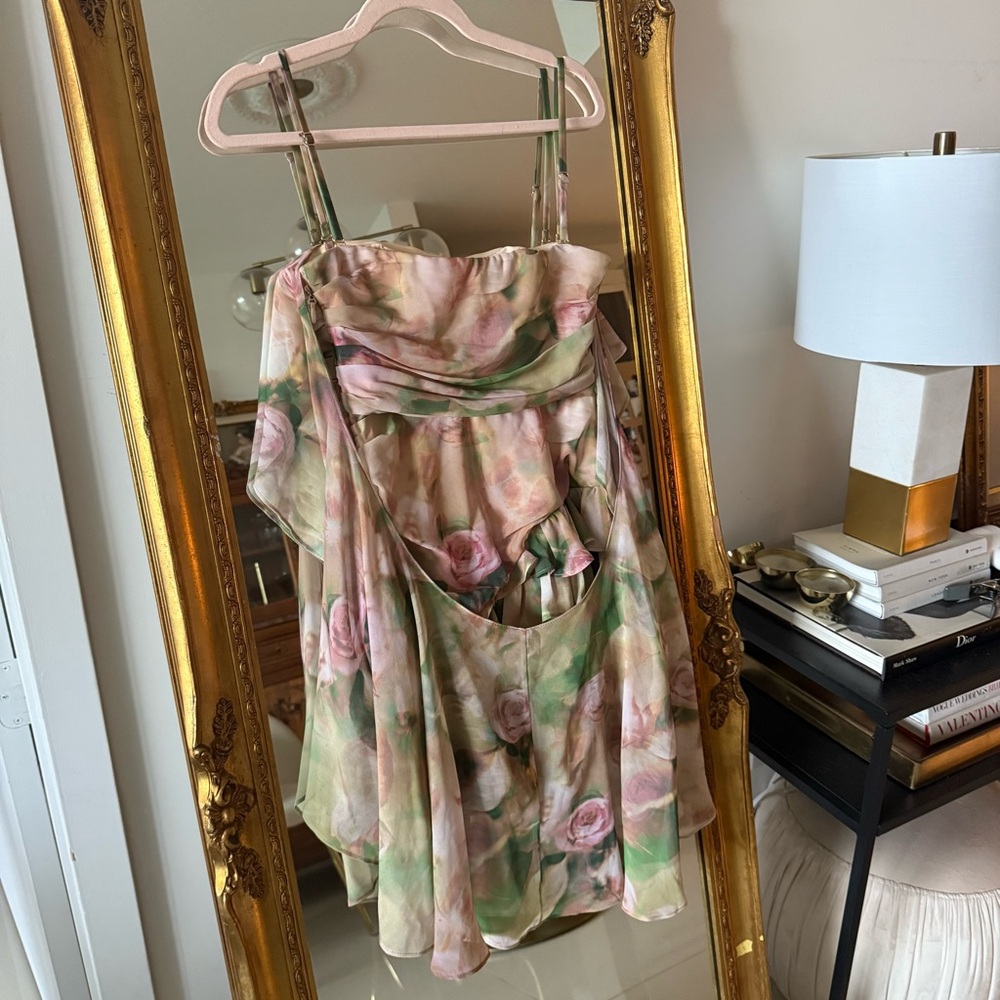 Floral Ruffle Mini Dress - Picture 10 of 10